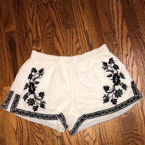 Jcrew embroidery shorts